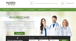 Desktop Screenshot of injuredcare.com