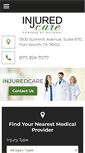 Mobile Screenshot of injuredcare.com